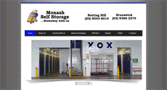 Desktop Screenshot of monashselfstorage.com.au